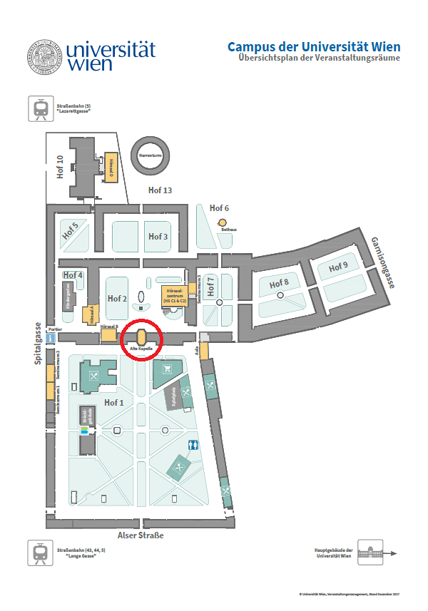 Lageplan Campus